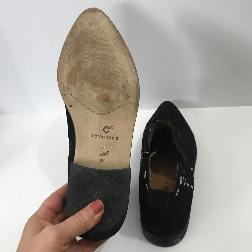 Corso Como Suede Ankle Booties